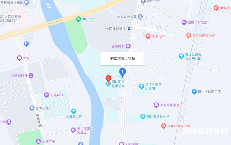 銅仁市技工學(xué)校地址，乘車路線