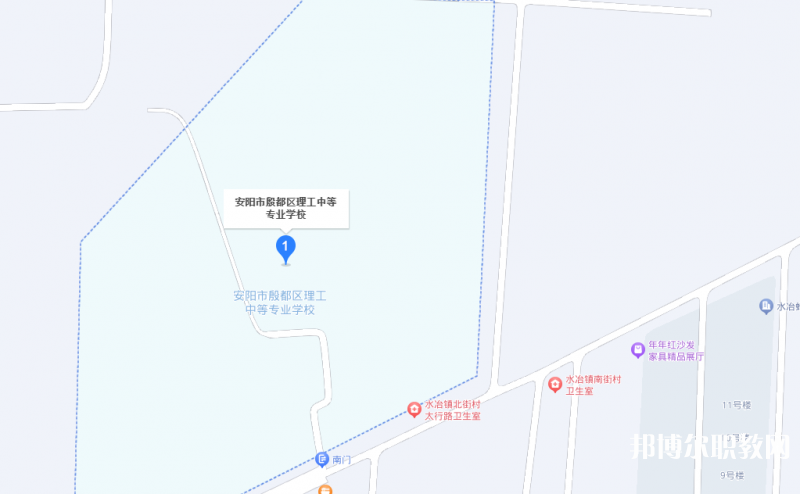安陽市殷都區(qū)理工中等專業(yè)學(xué)校地址，乘車路線