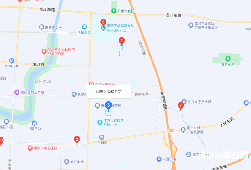 漯河市召陵區(qū)中等專(zhuān)業(yè)學(xué)校地址，乘車(chē)路線(xiàn)