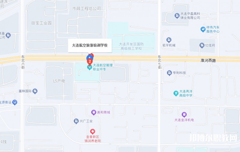 大連航空管理中等職業(yè)技術(shù)學(xué)校地址，乘車路線