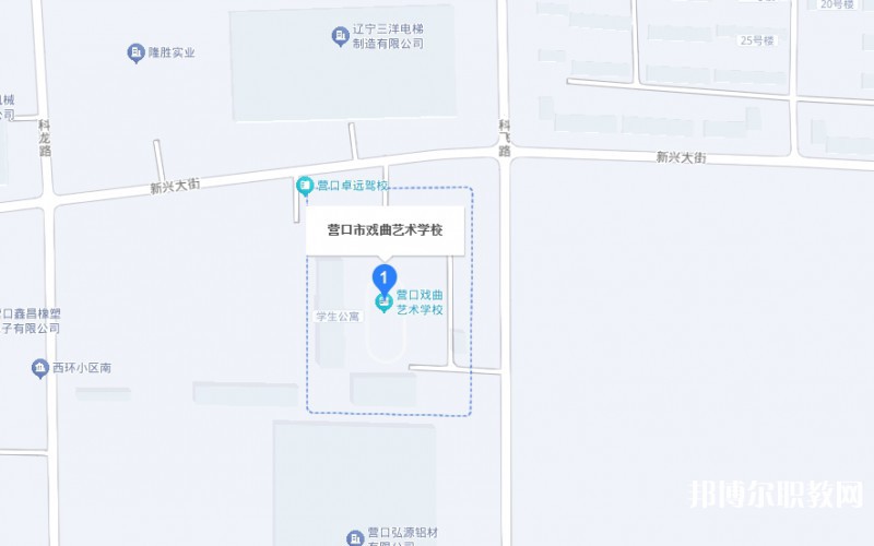 營(yíng)口市戲曲學(xué)校地址，乘車路線