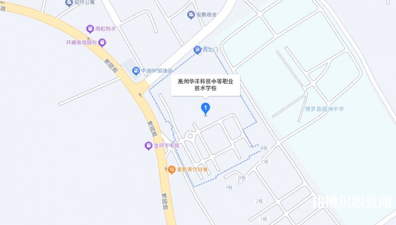 惠州華洋科技學(xué)校地址，乘車(chē)路線(xiàn)