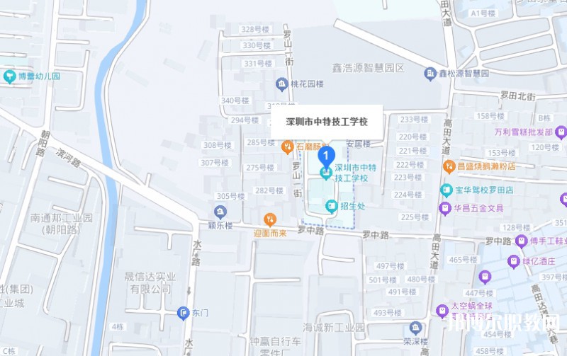 深圳市中特技工學(xué)校地址，乘車路線